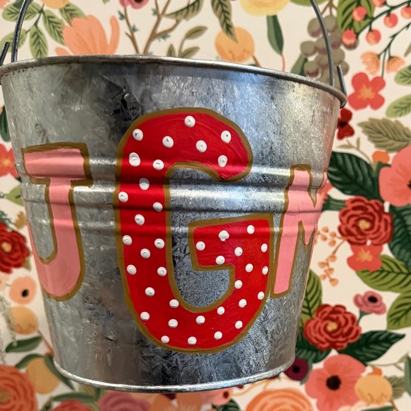 Other - Monogram Floral Bucket